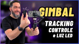 TUDO QUE EU PRECISO em um GIMBAL Tracking de Rosto Luz LED e Controle Remoto - HOHEM iSteady V3