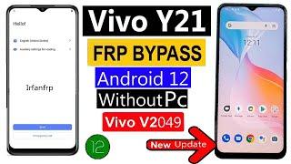 Vivo Y21 Frp Bypass Android 12 V2049 Frp Bypass Vivo Y21a Frp Remove Android 11 12 Without Pc
