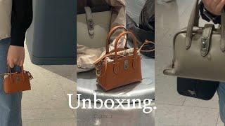 Unboxing ‎𓂃 𓈒𓏸 분크 가방 언박싱  더현대 서울 매장 둘러보기 • 분크 토크 토트 스몰 그리고 카드지갑까지 • 직장인 가방 추천 영상 