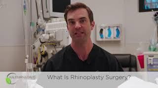 What Is Rhinoplasty Surgery?