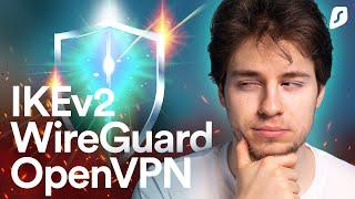 What is the best VPN protocol? WireGuard OpenVPN IKEv2