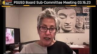 PSUSD BoardFoundation Subcommittee 03.16.23