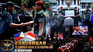 KASAD Filipina Kunjungi Markas Kopassus di Cijantung.