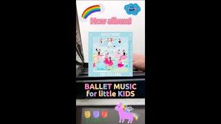 Pre release - Ballet music for little kids Dancing in the clouds #shorts