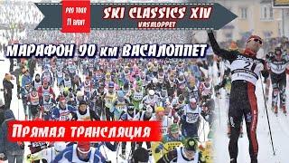 Марафон 90 км ВАСАЛОППЕТ. Прямая трансляция  Ski Classics 11 event 5032023