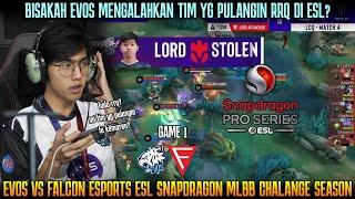 BISAKAH EVOS MENGALAHKAN TIM YG PULANGIN RRQ? GAME 1 EVOS VS FALCON ESL MLBB 2024