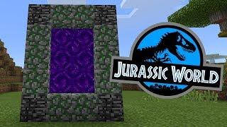 NEW Portal to the Jurassic World Dimension in MCPE?