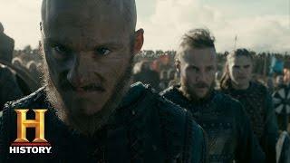 Vikings The Great Army Arrives On The Battlefield Season 4 Episode 18  History