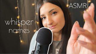 АСМР  Ваші Прекрасні ІМЕНА  ШЕПІТ ️ ASMR Beautiful Ukrainian NAMES WHISPER Relax Video 耳語