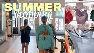 Summer shopping at the mall Lululemon Garage Sephora and more