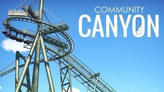 Planet Coaster - Community Canyon - Suspended Cableway Coaster