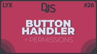 Button Handler  Discord.JS Series  #26