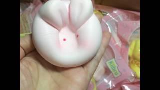 Kiibru SLOW RISE and SCENTED Marshmallow Puppy or Rabbit Squishy - Jenna Lyn Squishies