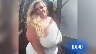 Big Lou Plus Size Model  Top Heavy Model Social media influencer Plus Size Clothing