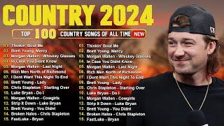 Morgan Wallen Luke Combs Chris Stapleton Luke Bryan Kane Brown  Country Music Playlist 2024