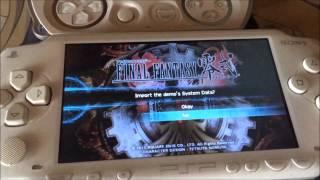 PSP Running the english patched Final Fantasy Type-0