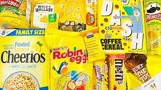 YELLOW Snacks Pringles RXBAR Tru Fru Bananas Limited Edition Frosted Lemon Cheerios Robin Eggs