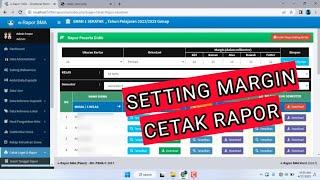 Cara Setting Margin Untuk Cetak Erapor Kurikulum 2013