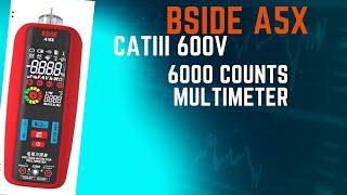 BSIDE A5X CATIII600V 6000COUNTS3.7V LI-ION BATTERY INSIDE MULTIMETER.