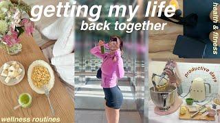 GETTING MY LIFE BACK TOGETHER  a lifestyle vlog wellness fitness self care adulting & routine