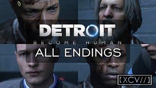 Detroit Become Human ¦ The Interrogation ALL ENDINGS PCPS4 60fps 【XCV】