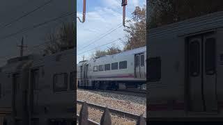 NJT 853 departing MaplewoodNJ with NJT 4503 *Atlas* leading