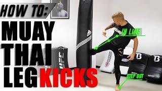 How To  Outside Low Leg Kick with TJ Dillashaw