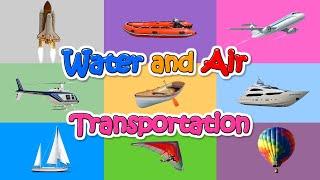 Nama Alat TransportasiKendaraan Laut dan Udara dalam Bahasa Inggris Water and Air Transportation