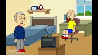 Caillou Disrespects His Babysitter Grandpa Grounded