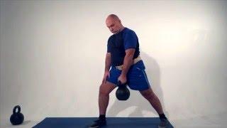 Kettlebell workout for beginners. Total body exercises for weight loss
