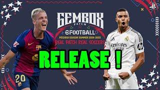 NEW  GEMBOX Patch Summer 2024-2025 PES 2018 - PS3