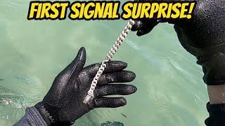 First Target Surprise - Beach Metal Detecting With Minelab Equinox 800