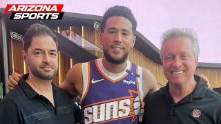 Devin Booker Mat Ishbia & Bradley Beal exclusive interviews with Wolf & Luke at Suns media day