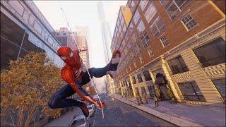 Marvels Spider-Man Remastered Web Swinging Gameplay PS5 60fps