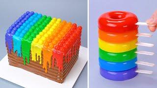  Delicious Rainbow Jelly Cake Tutorial You Should Try  So Tasty Cake Tutorials  Easy Cakes
