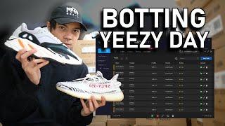 Botting Yeezy Day 2021 - HUGE RESTOCKS Sneaker Reselling Vlog Live Cop