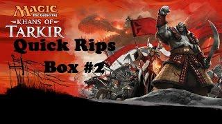 Khans of Tarkir Quick Rips Box #2