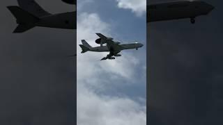 AWACS Saturday special at 2024 Spirit of St. Louis Air Show with a USAF Boeing E-3 Sentry flyby