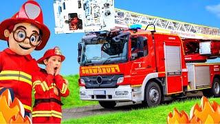 The Kids learn about firefighting and drive a real fire truck ‍
