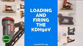 How to Load and Fire the Tacwise 34 Degree Nailer KDH90V