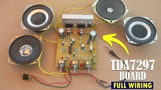 TDA7297 Amplifier Board Full Wiring & Sound Testing in Hindi  TDA7297 IC Circuit Diagram