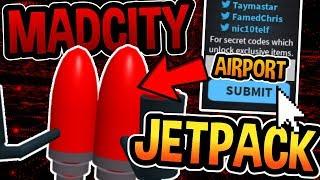 MAD CITY JETPACK LOCATION AND AIRPORT INSANE -Roblox