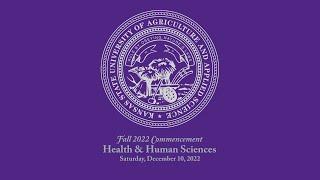 Health and Human Sciences  Commencement Fall 2022