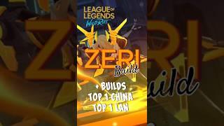 BUILD PARA ZERI  #leagueoflegends #wildrift #counters #build #lol #zeri #zerilol #zeriwr