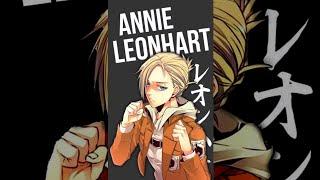 Present Alight motion pakai foto  AnimeAOTAnnie LeonhartDJ Aisyah x Maimunah 