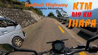 Kathmandu To Jhapa  MotoVlogs   Sindhuli Highway  Drone Shots  Solo Ride  By Purna Traveller