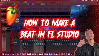 HOW TO MAKE A BEAT IN FL STUDIO 21  BEGINNER TUTORIAL