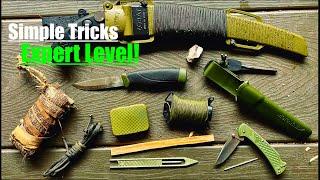 Learn 10 Easy Expert-Level Bushcraft and Survival Tool Trick Skills