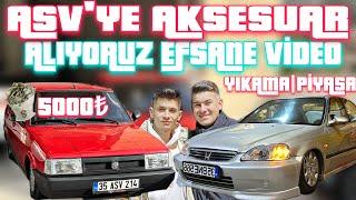 ASV’YE 5000₺ LİK AKSESUAR ALIYORUZ  YIKAMA GÜNLÜKLERİ EFSANE VİDEO #honda #tofaş #izmir #berkcakmak