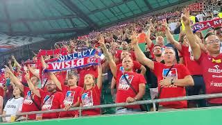 LE SK Rapid Wien - Wisła Kraków krakowscy fani  2024-08-01